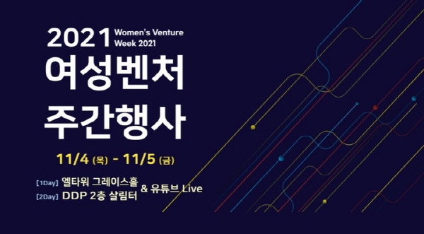 여성 벤처 창업 혁신 도모, 2021 여성벤처 주간행사 개최