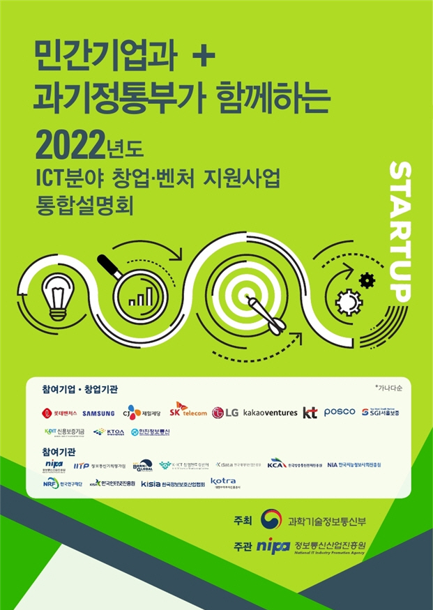 창업·벤처 지원사업, 민·관 통합설명회 온라인으로 진행