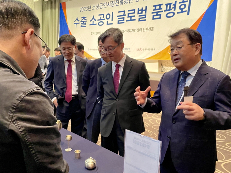 박성효 소진공 이사장, 수출 소공인 글로벌 품평회 참석